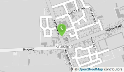 Bekijk kaart van Dutch Internet Services in Kruisland