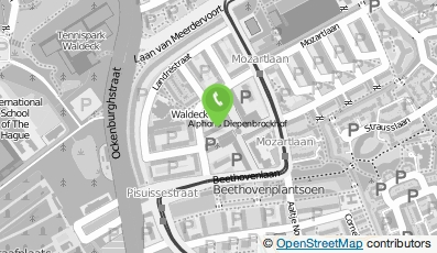 Bekijk kaart van Herenkapsalon Waldeck in Den Haag