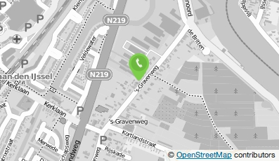 Bekijk kaart van Bedrijfswagencentrum Het Groene Hart in Nieuwerkerk aan den Ijssel