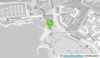 Bekijk kaart van Restaurant Het Booze Wijf in Lauwersoog