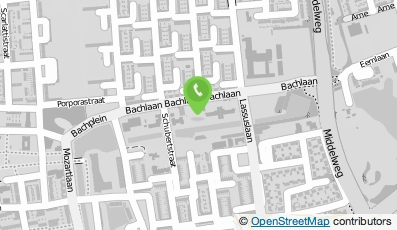 Bekijk kaart van Bachlaan in Zwolle