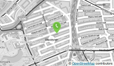 Bekijk kaart van Dapperpost in Amsterdam