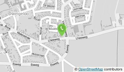 Bekijk kaart van Bed & Breakfast Buitenlede 7 in Dwingeloo