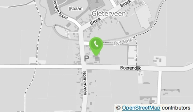 Bekijk kaart van De Hasselbraam B.V. in Gieterveen