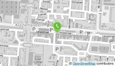 Bekijk kaart van Groeneveld Brilmode & Contactlenzen in Klazienaveen
