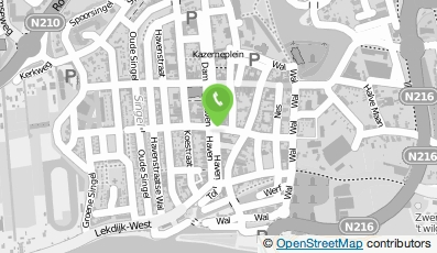 Bekijk kaart van Boutique Café Lien in Schoonhoven