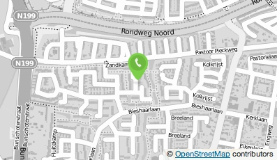 Bekijk kaart van Pootsitief in Hoogland