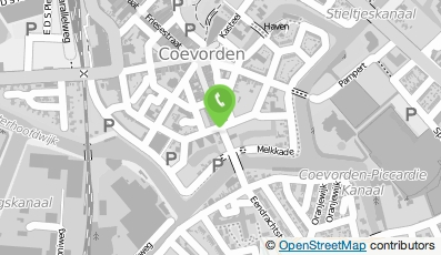 Bekijk kaart van Restaurant Delphi in Coevorden