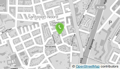 Bekijk kaart van J.P. Nolte, tandarts in Santpoort-Noord