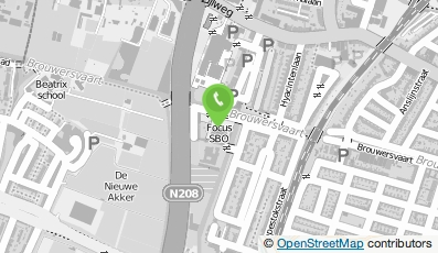 Bekijk kaart van SBO Focus in Haarlem