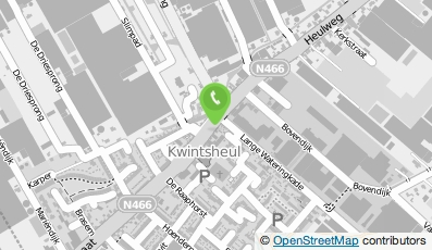 Bekijk kaart van Bureau West in Kwintsheul