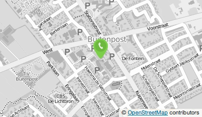 Bekijk kaart van Greenstore in Buitenpost