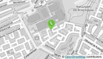 Bekijk kaart van ND Hoveniers in Edam