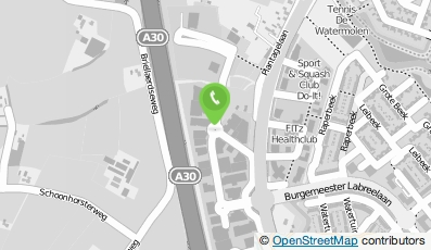 Bekijk kaart van Hoogstraten Fysiotherapie & Bewegen in Barneveld