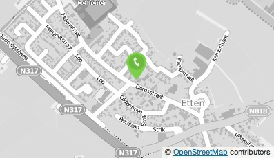 Bekijk kaart van Wooda Archeologische Diensten in Etten