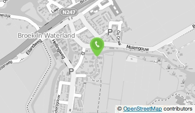 Bekijk kaart van MvdE Advies en Bemiddeling in Broek In Waterland