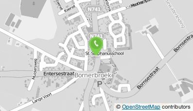 Bekijk kaart van Bij Natas Haarmode in BornerBroek
