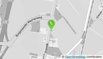 Bekijk kaart van Trainings- en Pensionstal Graswijk in Assen