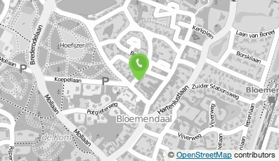 Bekijk kaart van St. Studio in Bloemendaal