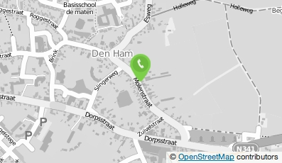 Bekijk kaart van Poeliersbedrijf Veneberg in Den Ham (Overijssel)