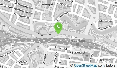 Bekijk kaart van tandartspraktijk gijs tettelaar in Haarlem