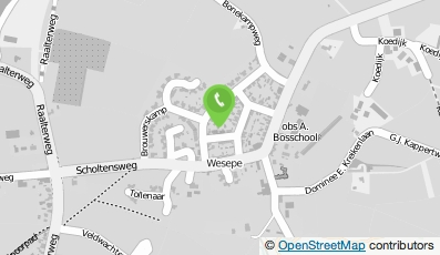 Bekijk kaart van Bed & Breakfast Achttiennegentig in Wesepe
