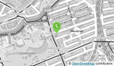 Bekijk kaart van Roopram Roti/Eetcafé B.V. in Amsterdam