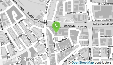 Bekijk kaart van Op Ridderkerk B.V.- ho De Beren bez.rest. Ridderk. in Ridderkerk