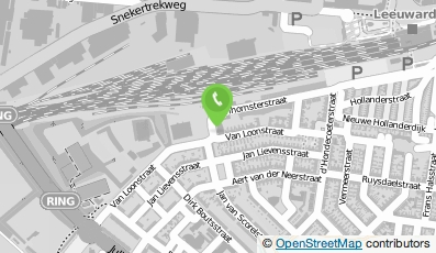 Bekijk kaart van Wijnhornsterstraat 80 in Leeuwarden