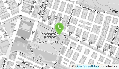 Bekijk kaart van 't Werkel Kindercampus TrioMundi KDV in Zwolle