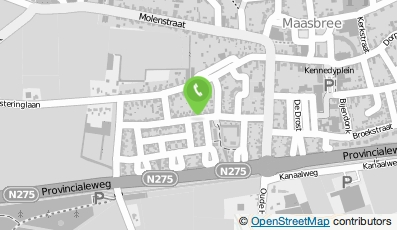 Bekijk kaart van Beurskens Muziekuitgeverij in Maasbree