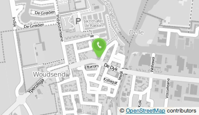 Bekijk kaart van Kraakman Supermarkt B.V. in Woudsend