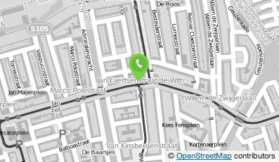 Bekijk kaart van Bureau Van Beers in Amsterdam