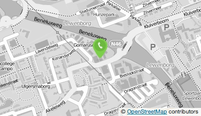 Bekijk kaart van Motorbedrijf 3 Wielers noord in Groningen