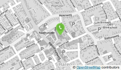 Bekijk kaart van Forumbibliotheek Haren in Haren (Groningen)