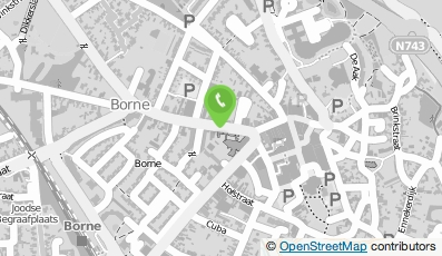 Bekijk kaart van Grotestraat in Borne