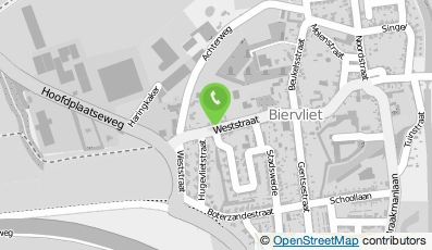 Bekijk kaart van Stukadoorsbedrijf van de Wege in Biervliet