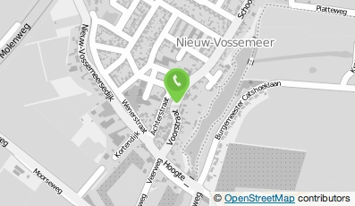 Bekijk kaart van Bij Marieke 'De Kapper' in Nieuw-Vossemeer