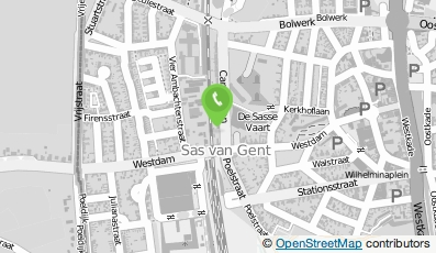 Bekijk kaart van Tandartspraktijk De Booy in Sas Van Gent