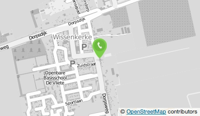 Bekijk kaart van Wijkgebouw Allévo in Wissenkerke