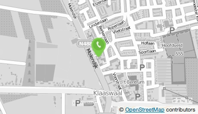 Bekijk kaart van Bouwbedrijf Klaaswaal B.V. in Klaaswaal