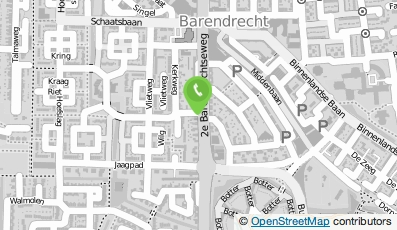 Bekijk kaart van Schildersbedrijf Van der Gugten in Barendrecht