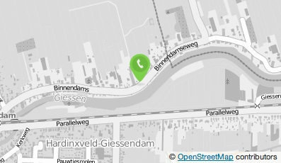 Bekijk kaart van R.B. fietsen in Hardinxveld-Giessendam