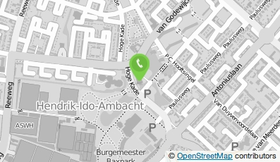 Bekijk kaart van Stg. Bibliotheeknetwerk ZH ZO, Vestiging Hendrik-Ido-Ambacht in Hendrik-Ido-Ambacht