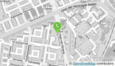 Bekijk kaart van Derbia Professional IT in Dordrecht