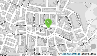 Bekijk kaart van Lassooij t.h.o.d.n. Colors@home Lassooy in Rijnsburg