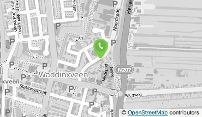 Bekijk kaart van Verkeersschool Tricom V.O.F. in Waddinxveen
