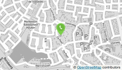Bekijk kaart van Steunpost gemeentewerken Noordwest in Houten