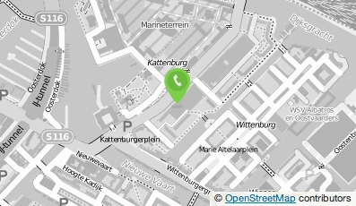 Bekijk kaart van Taxi Kattenburg in Amsterdam