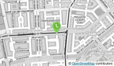 Bekijk kaart van Eva de Zanger in Amsterdam